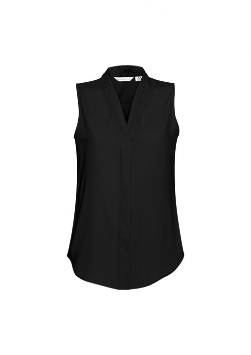 Biz Collection Ladies Madison Sleeveless Shirt - Image 2