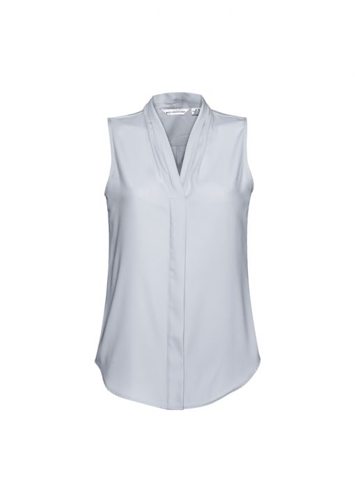 Biz Collection Ladies Madison Sleeveless Shirt - Image 6