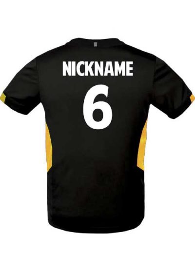 Oztag jersey including number