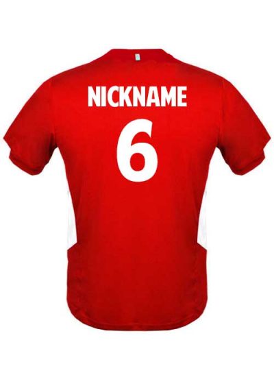 Red & White Oztag Shirt